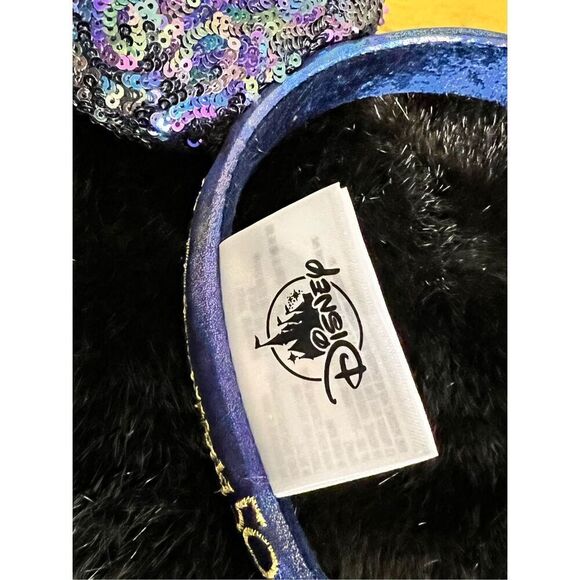 Disney Parks Gold Bow 50th Anniversary WDW Minnie  Ears Jeweled Headband